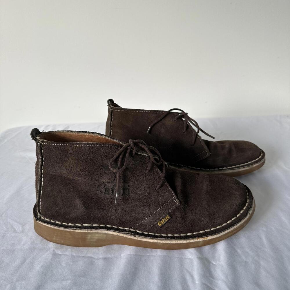 VTG Bata Safari Men's Brown Suede Chukka Boots - Made in Kenya - Size 9